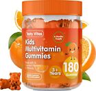 180 Kids Multivitamins Gummies, Megapack 6 Months Supply! Chewable Orange