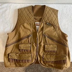 GAMEHIDE Hunter's Brown Front Loader Canvas Duck Hunting Vest Style #300 - Large - Picture 1 of 3
