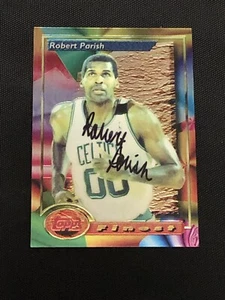 HOF ROBERT PARISH 1993-94 TOPPS FINEST SIGNED AUTOGRAPHED CARD #39 CELTICS - Picture 1 of 2