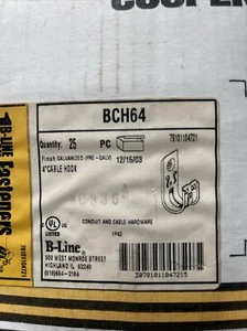 Cooper B-Line BCH64 4" Kabel Haken Träger Befestigungen Koffer 25 Stück - Bild 1 von 13