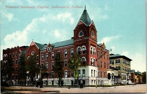 Postal del Hospital Diaconisa Protestante Indianápolis Indiana - Imagen 1 de 2