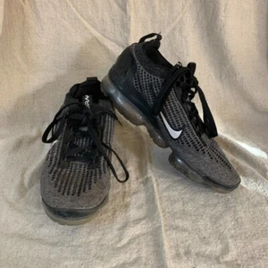 Nike Mens 8 Sneakers Black Vapor Max Running Sports Swoosh Logo - Picture 1 of 10