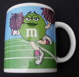 M&M's Cheerleader Coffee MUG Football - Picture 1 of 4
