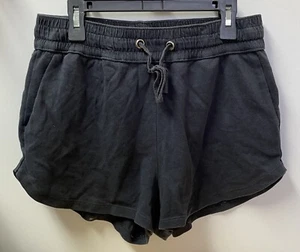 Pantalones cortos deportivos básicos para mujer cintura elástica negros talla S/P cordón ☼ - Imagen 1 de 5