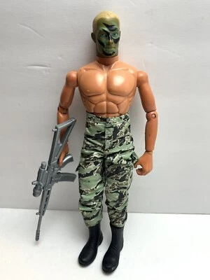 1996 HASBRO GI JOE 12" ACTION FIGURE W/ CAMO UNIFORM FACE PAINT GUN BOOTS - Image 1 of 4