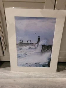 Tynemouth A3 Mounted Print - Picture 1 of 1