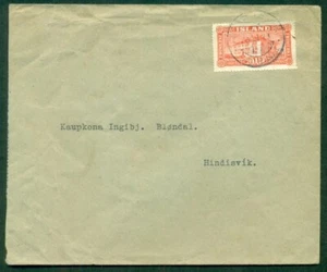 ICELAND 1928, 20aur Paisaje atado por Reykjavik más escaso SALTO No. 1 cancelación, en muy buen estado - Imagen 1 de 1