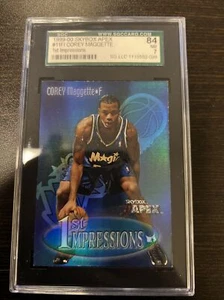 1999-00 SkyBox Apex 1st Impressions Corey Maggette Orlando Magic #11FI SGC 7 - Picture 1 of 2