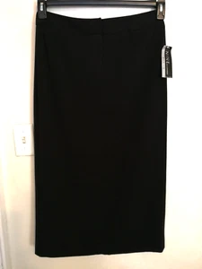 Nine & Company Womens Midi Skirt 10 Black Stretch Basics Work Career Office - Picture 1 of 4