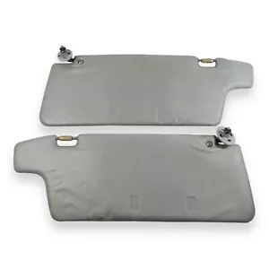 1988-1991 Honda Civic Hatchback Driver & Passenger Side Sun Visor Pair Set Gray - Picture 1 of 6