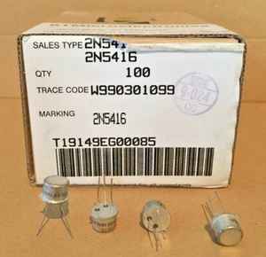 10 unidades 2N5416 transistor de potencia / transistor de potencia STM TO39 - Imagen 1 de 1