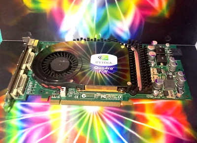 P317  nVIDIA Quadro FX CN-0T9099 256MB PCI-e Dual DVI Graphics Card - Image 1 of 4