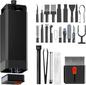 32 in 1 Keyboard Cleaner Kit - Laptop, Computer, and Phone Cleaning Kit - Multi- - Picture 1 of 7