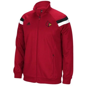 Nueva Chaqueta de Calentamiento $80 Adidas NCAA Louisville Cardinals Climalite Coach con Cremallera Completa - Imagen 1 de 1