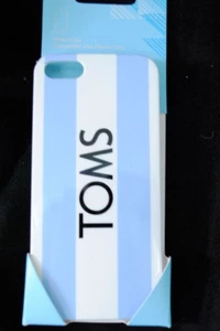 TOMS x Target Logo iPhone 5/5S Case White Blue Stripe - Picture 1 of 1