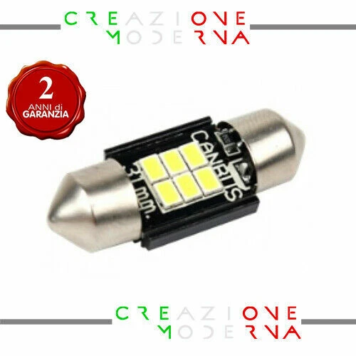 Phonocar 07701 LAMPADE LED K6-31MM LUCE POST TARGA SILURO - Immagine 1 di 1