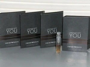 STRONGER WITH YOU Emporio Armani Men's Eau de Toilette Spray Samples, 4 X .04 oz - Picture 1 of 7