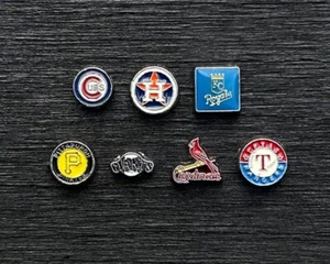 Baseball schwimmende Charms MLB Team für Glas Medaillon KAUFEN SIE 3, ERHALTEN SIE 1 GRATIS! - Bild 1 von 10