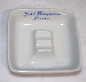 Hotel Monginevro Aschenbecher Restaurant Firenze Italia Florenz Italy Ginori Keramik - Bild 1 von 9