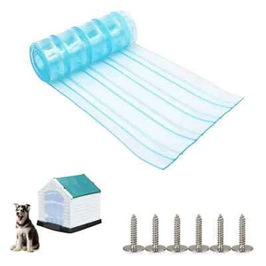 Hundetür Ersatzklappen Sicher PVC Kunststoff Vinyl Streifen für Hundehütte Katzentüren - Bild 1 von 3