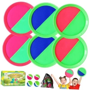 Outdoor Toy Toss Catch Ball: Upgraded Kid Outside Toy Game Beach Backyard Lawn - Picture 1 of 8