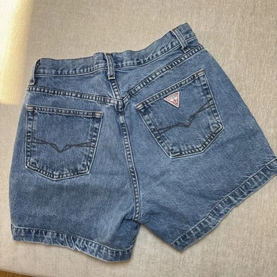 Pantalones Cortos Vaqueros Guess De Colección Talla 30 Azul Hecho en EE. UU. Corre Pequeño Y2K Foto 1 de 4