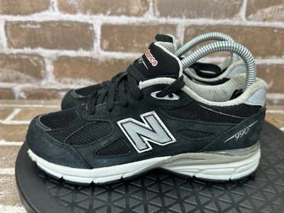 New Balance 990v3 Negro Plata Zapatos para Correr Tenis PC990BS3 Niños Jóvenes Talla 1 Foto 1 de 4