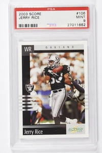 2003 Score Jerry Rice #106 PSA 9 Mint - Picture 1 of 2