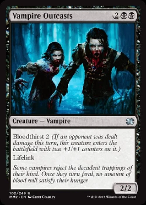 Vampire Outcasts - Medium Play MTG Modern Masters 2015 - Image 1 of 1