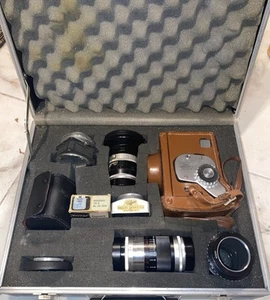 Soligor 66 Medium Format Camera, 80/3.5 Lens W/ Brief Case Accessories Untested - Picture 1 of 23