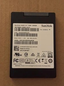 SanDisk 256GB Internal 2.5" SSD Solid State Drive Storage Memory **Reformatted** - Picture 1 of 3