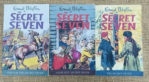 VGFamous Five The Secret Seven Enid Blyton 3 Book Bundle - Imagen 1 de 2