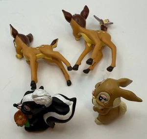 Disney Classic Bambi PVC Figuren Stinktier Blume Spielzeug 4 Stück - Bild 1 von 9