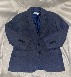 H&M Toddler Boys Blue Denim Blazer Size 4T - Picture 1 of 4
