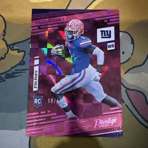 2021 Prestige Xtra Points #214 Kadarius Toney Rookie Green Parallel RC /50 - Picture 1 of 2