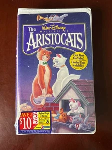 Vintage 1996 A Walt Disney Masterpiece The Aristocats New Sealed Clamshell Case  - Bild 1 von 2