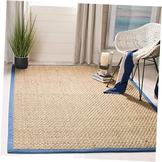 Safavieh Natural Fiber Collection Basketweave Summer Seagrass Runner Rug