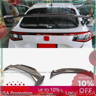 Alerón trasero de fibra de carbono rojo para Honda Civic Hatchback FL5 Foto 1 de 4
