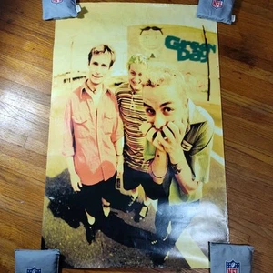 Póster promocional de colección Green Day Dookie Era Record Store 1994 funky raro - Imagen 1 de 9