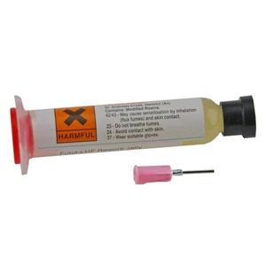 Flux Rework SMT Soldering 30g Syringe Gel Jelly Paste Warton Metals British Made - Picture 1 of 1