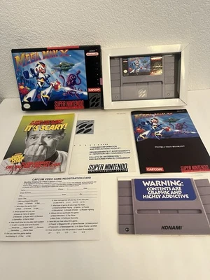 Mega Man X Super Nintendo SNES CIB Manual - Image 1 of 4