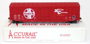 Accurail 5601.1 HO ATSF 50' Ext Post Box Car #15643 Built Boxed KDs MW - Picture 1 of 3
