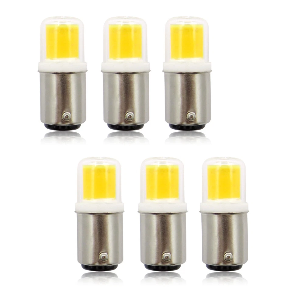 6pcs BA15D LED Light Bulb 1511 COB Lights Lamp 110V Fit Sewing Machine/Kenmore  - Image 1 of 4