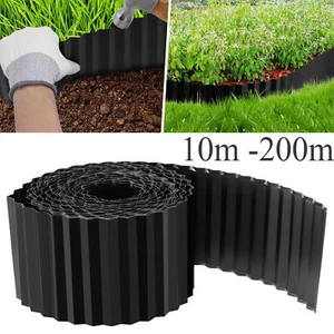 Bordura per prato bordura per aiuole in metallo altezza 15 cm zincata bordo falciante bordo per aiuole NUOVO - Foto 1 di 13