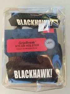 Blackhawk Grip Break Nylon Holster for Glock 17/19/22/23/31/32 Left Handed - Picture 1 of 7