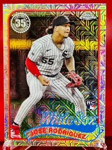 2024 Topps Series 2 Chrome Mojo Refractor RC 2T89C-36 Jose Rodriguez RARE - Picture 1 of 2
