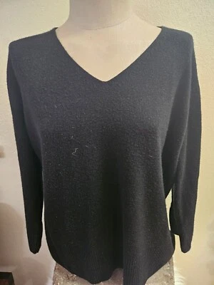 Suéter TALLA XL RQT Negro Cuello en V Manga Larga INVPV1726 Foto 1 de 2