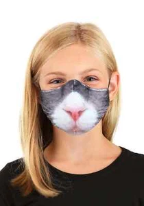 Cat Sublimated Face Mask for Kids - Picture 1 of 1