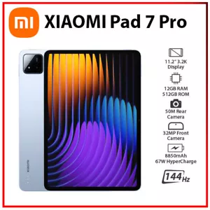 Xiaomi Pad 7 Pro Wi-Fi 12GB+512GB BLUE Octa Core Global Ver. Android PC Tablet - Picture 1 of 5