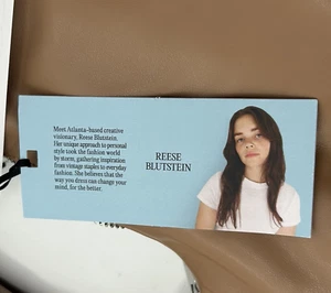 Reese Blutstein NWT Croissant Handtasche Tan Boho Herbst Kleiderschrank Zukunft Kollektiv - Bild 1 von 15